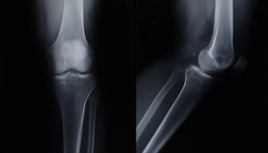 Knee X-ray detail