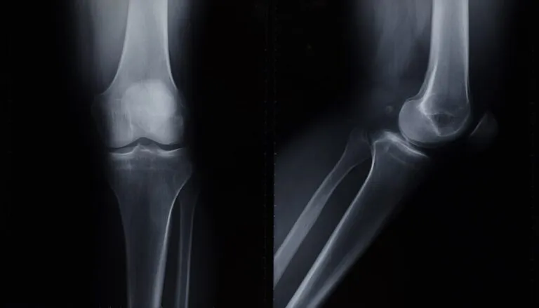 Knee X-ray detail