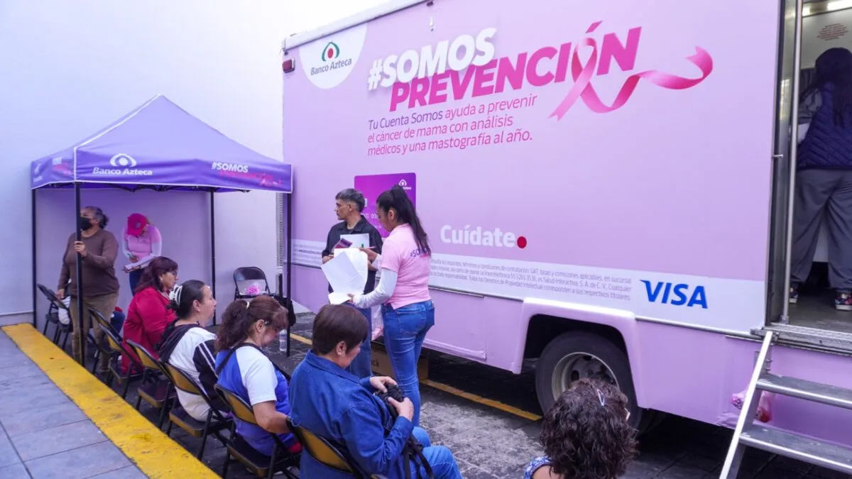 Banco Azteca impulsa detección oportuna con mastografías gratuitas